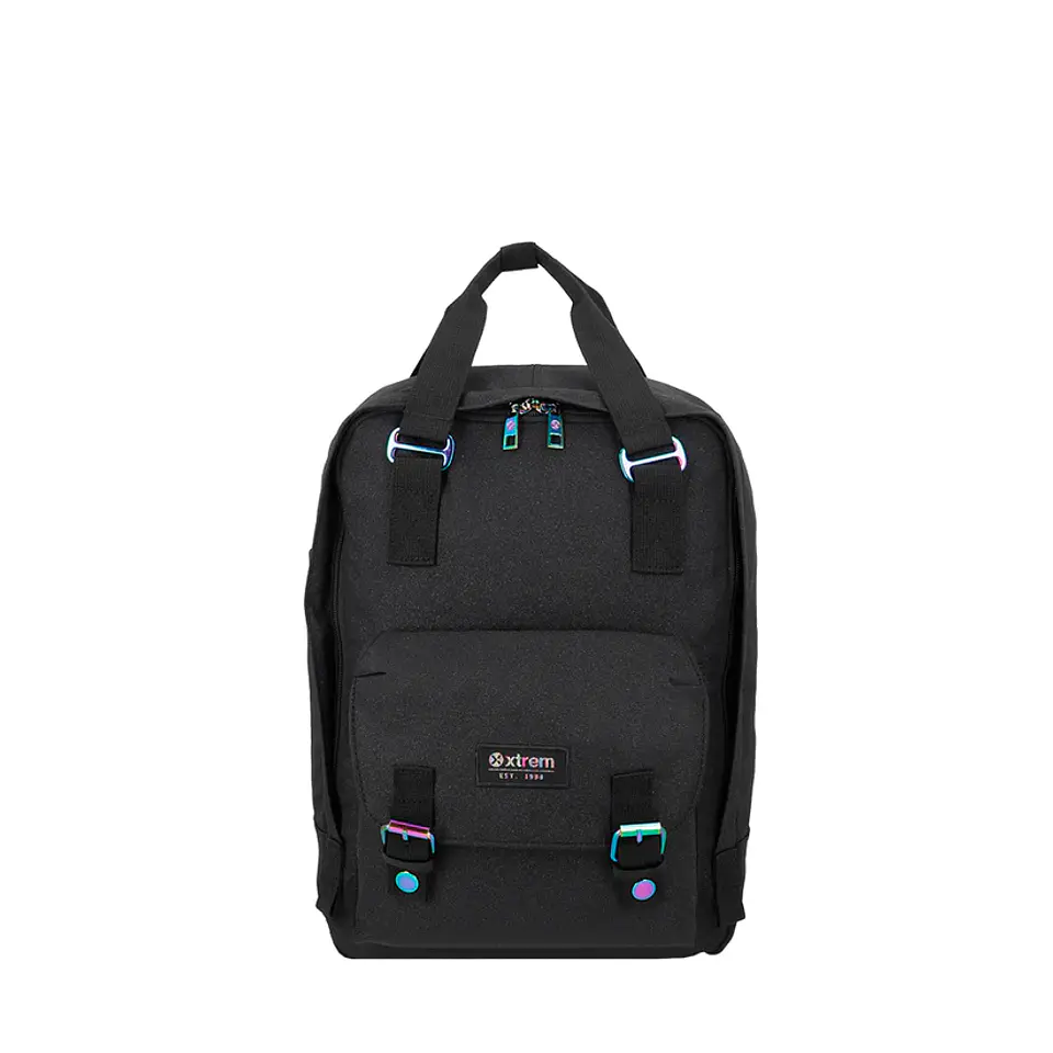 Mochila Negra Saxoline 15104810411CNU 1