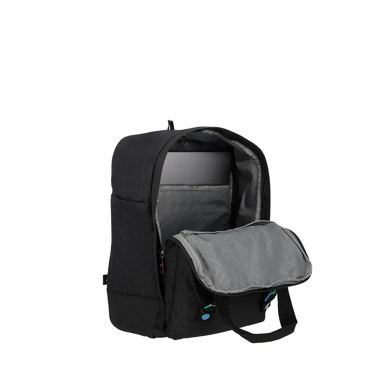 Mochila Negra Saxoline 15104810411CNU 4