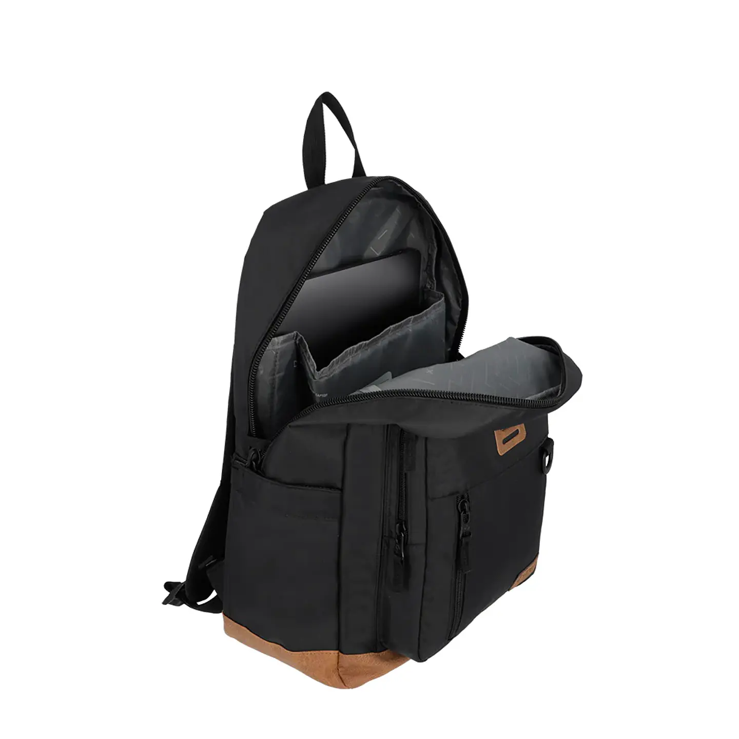 Mochila Negra Saxoline 15103110411CNU 2