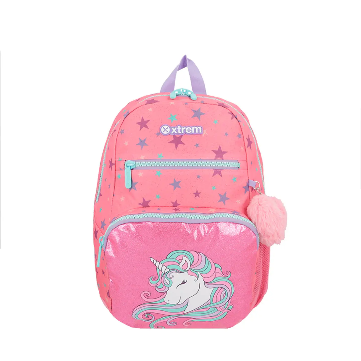 Mochila Unicornio Rosada Saxoline 15106398391CNU 1