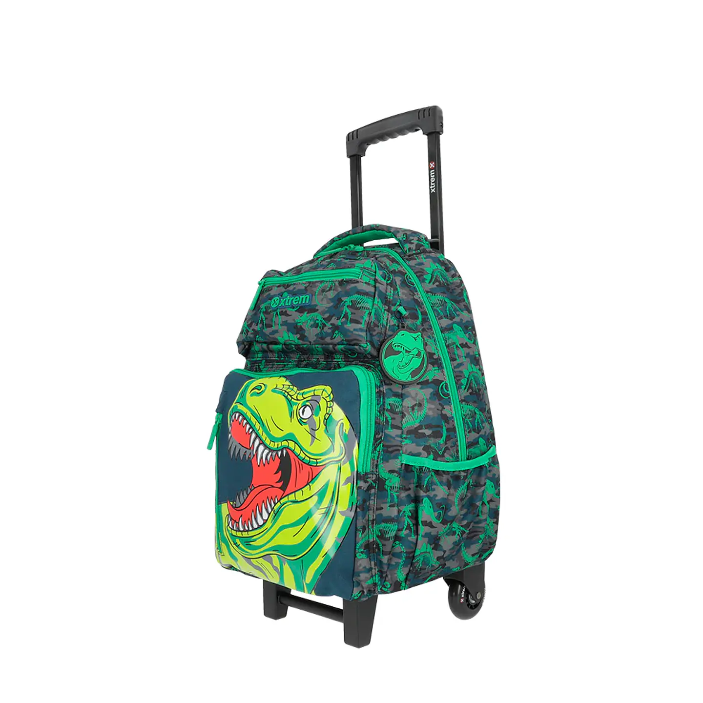 Mochila Dinosaurio Verde Saxoline 15106998271CNU 2