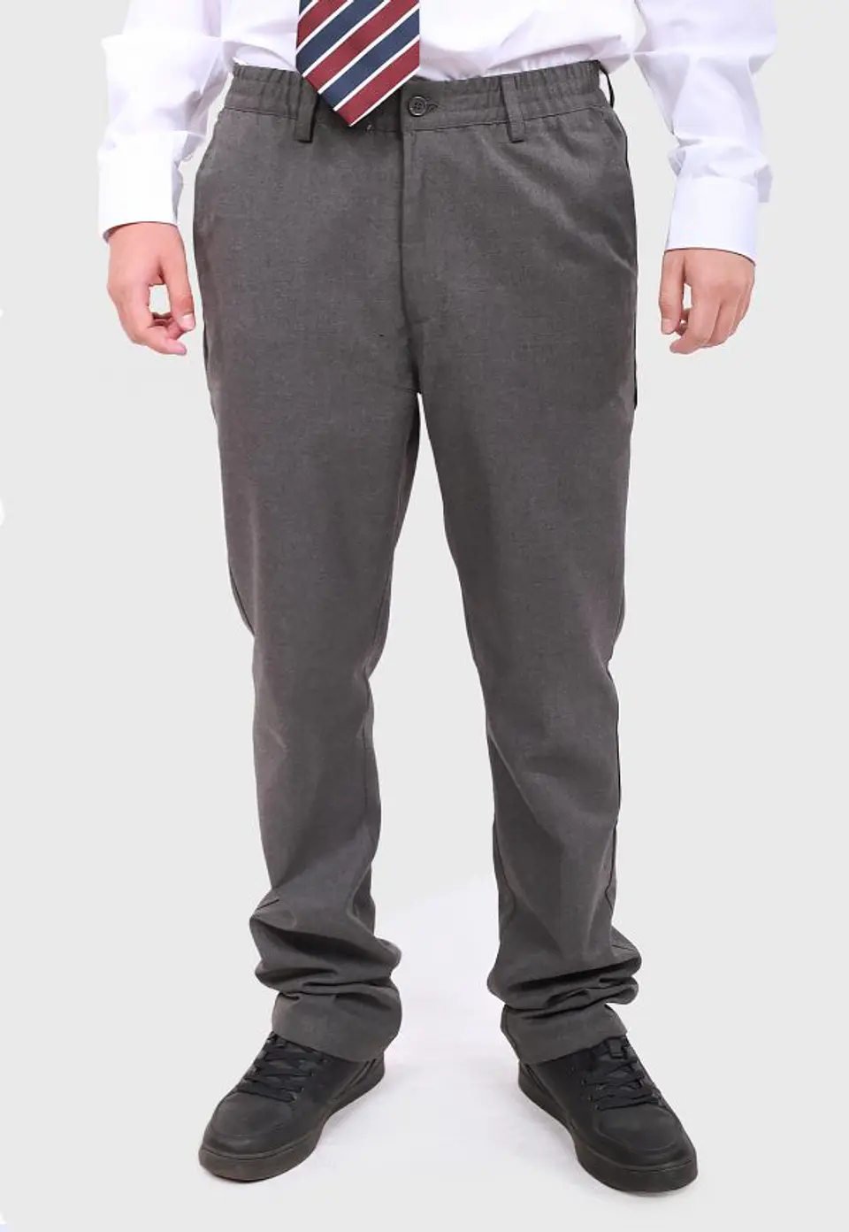 Pantalón Escolar Juvenil Gris Polemic-CPaz CP1319 4