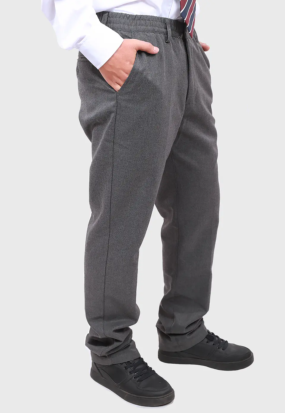 Pantalón Escolar Hombre Gris Polemic-CPaz CP1719 4