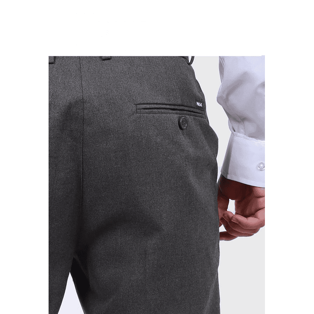 Pantalón Escolar Hombre Gris Polemic-CPaz CP1719