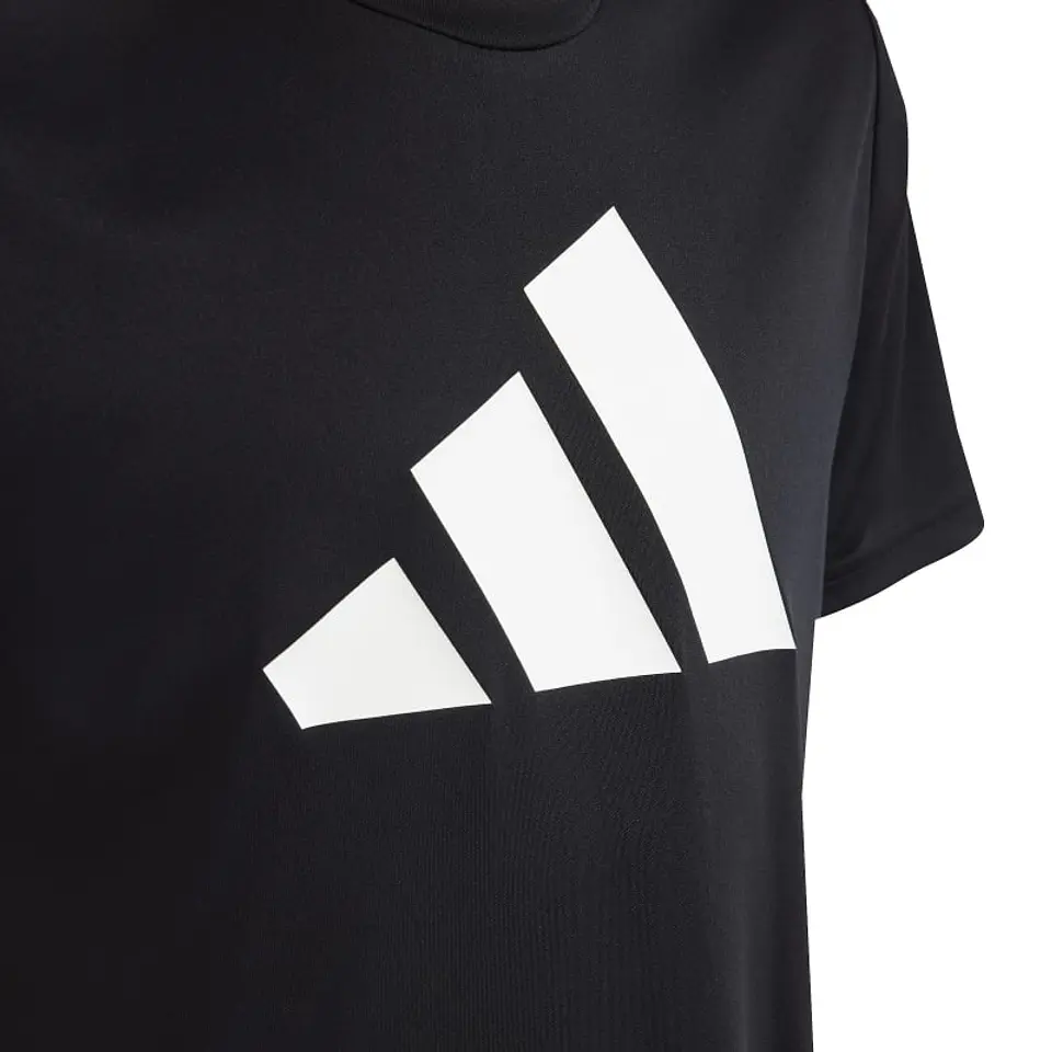 Polera Juvenil Negro Adidas IC5659 4