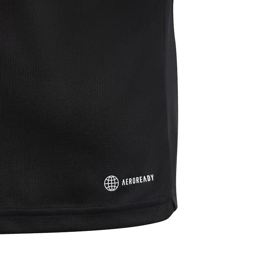 Polera Juvenil Negro Adidas IC5659 6