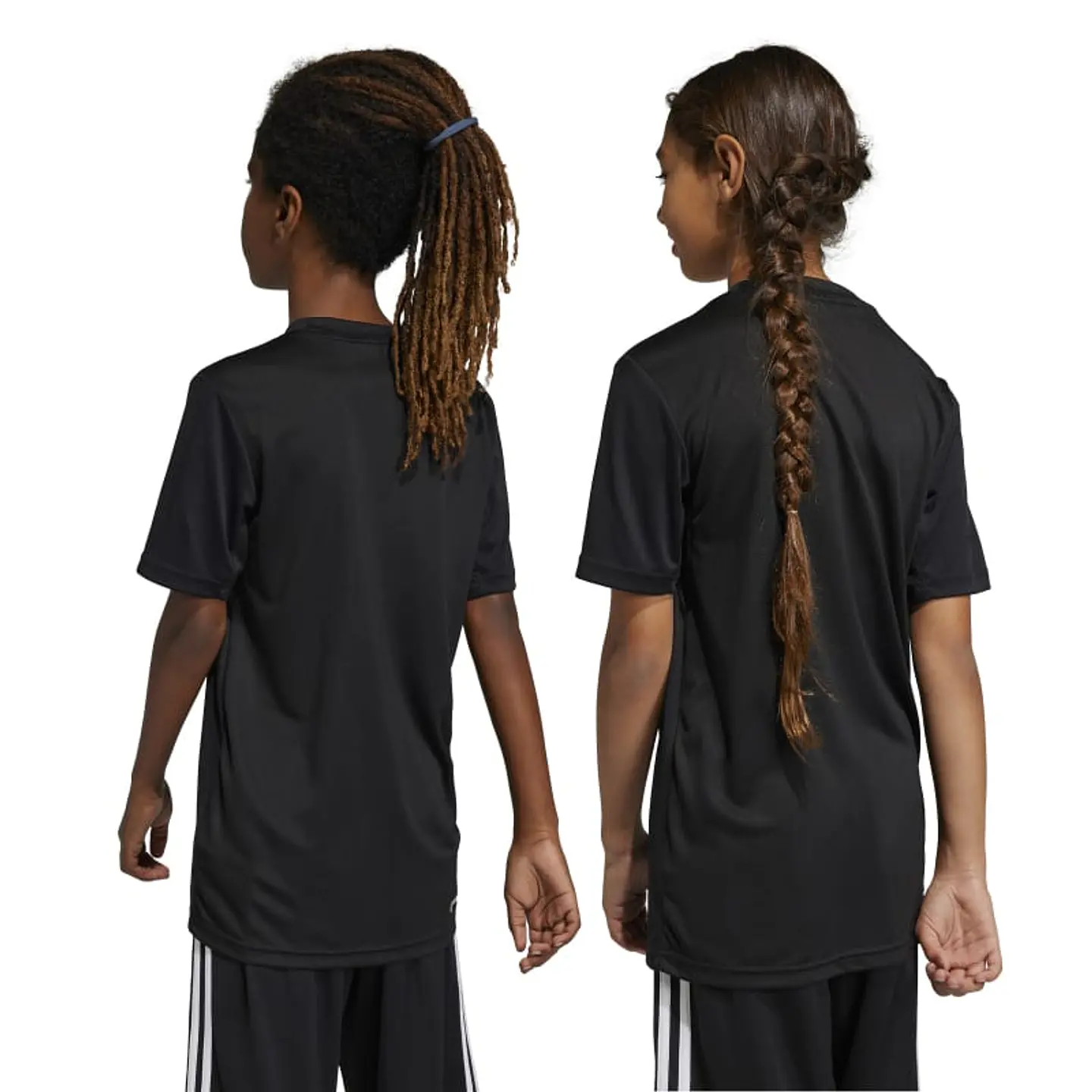 Polera Juvenil Negro Adidas IC5659 7