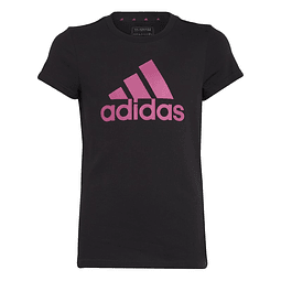 Polera Juvenil Negra Adidas IC6122