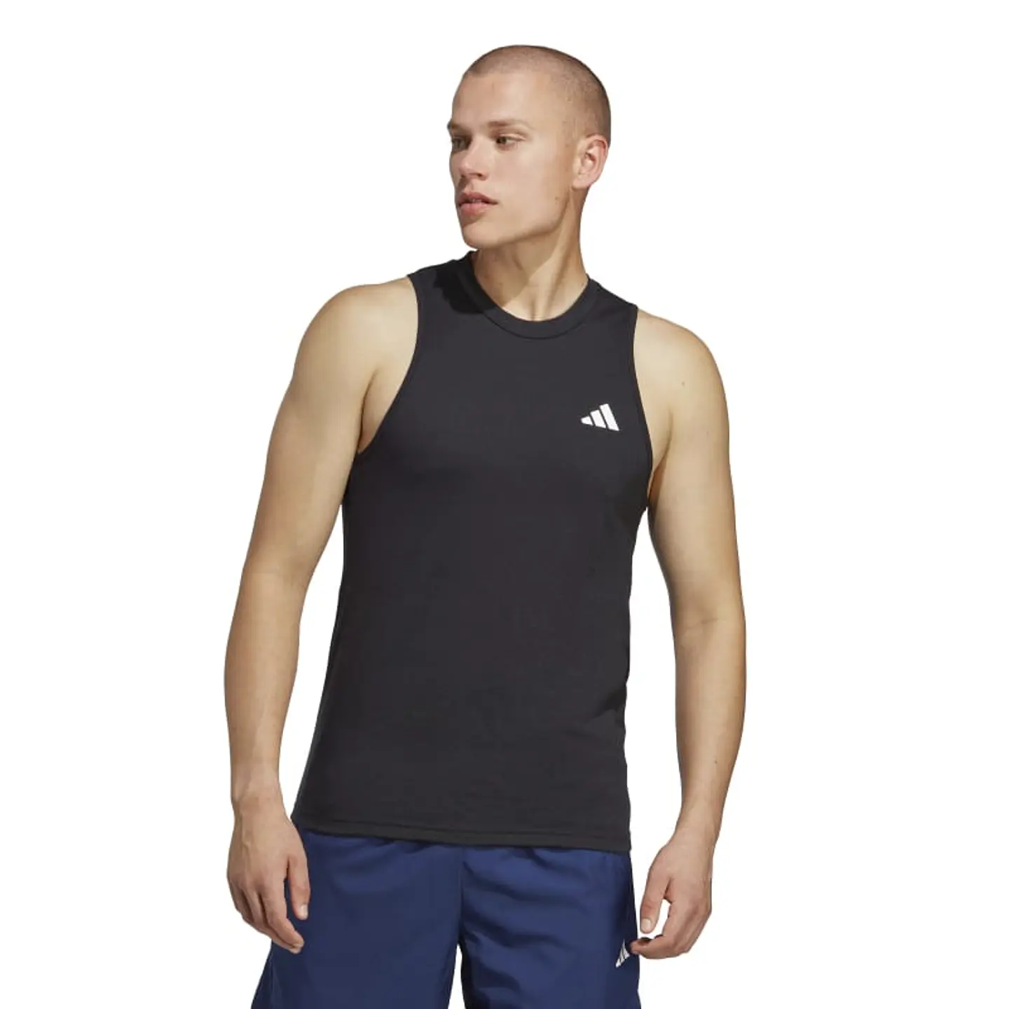 Polera Hombre Negra Adidas IC6945 1