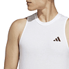 Polera Hombre Blanca Adidas IC6947