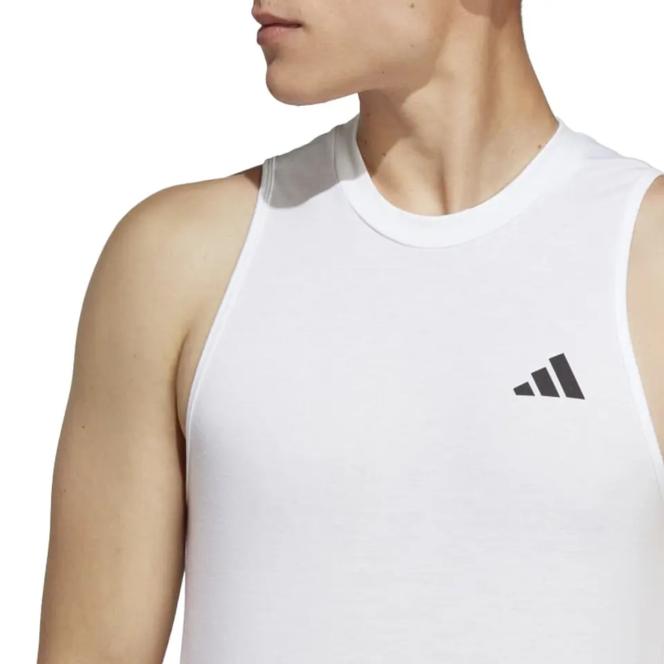 Polera Hombre Blanca Adidas IC6947 3