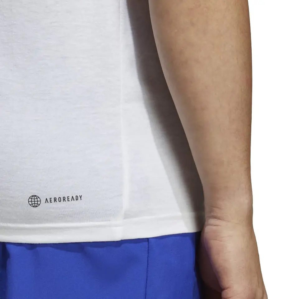 Polera Hombre Blanca Adidas IC6947 4