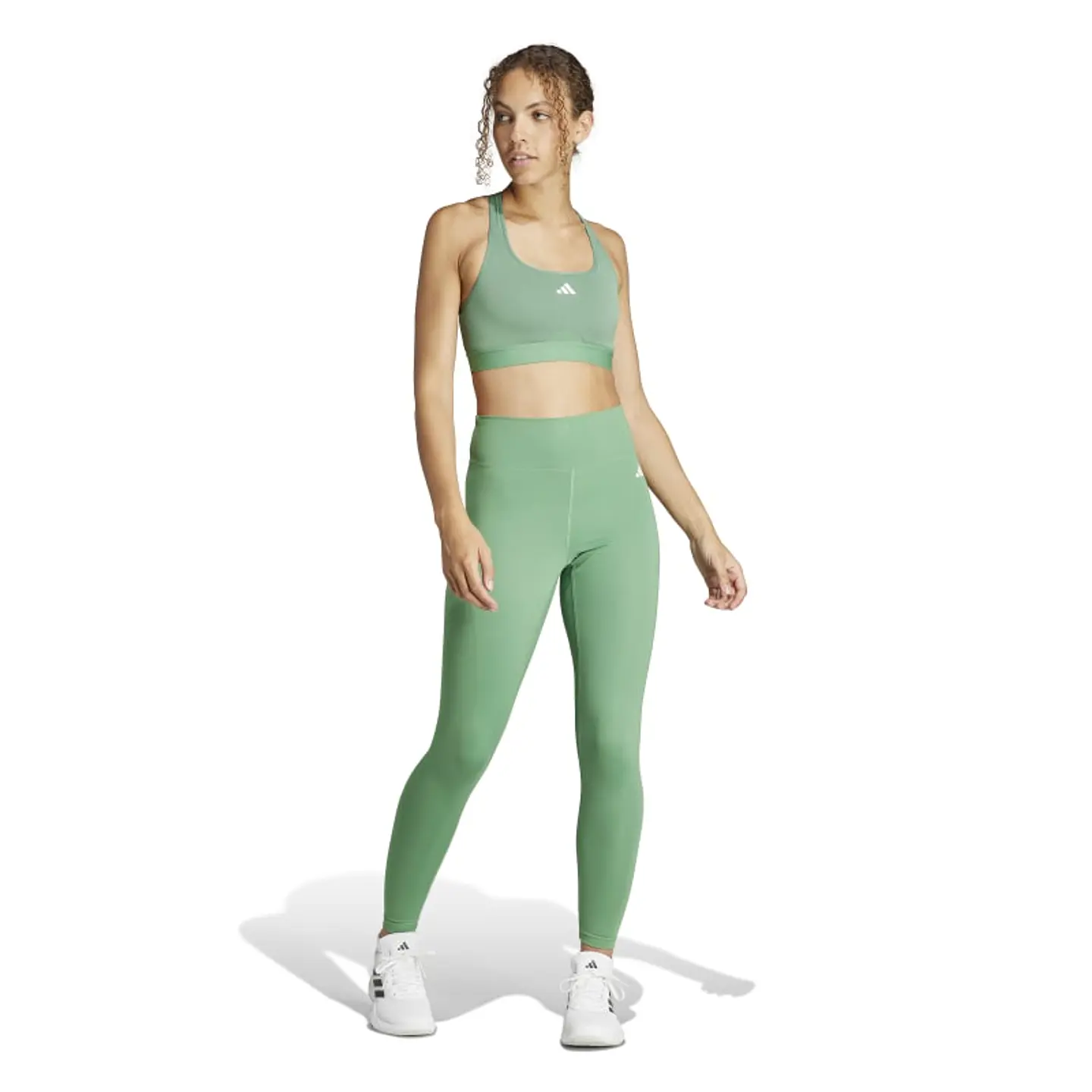 Calza Mujer Verde Adidas IT9373 3
