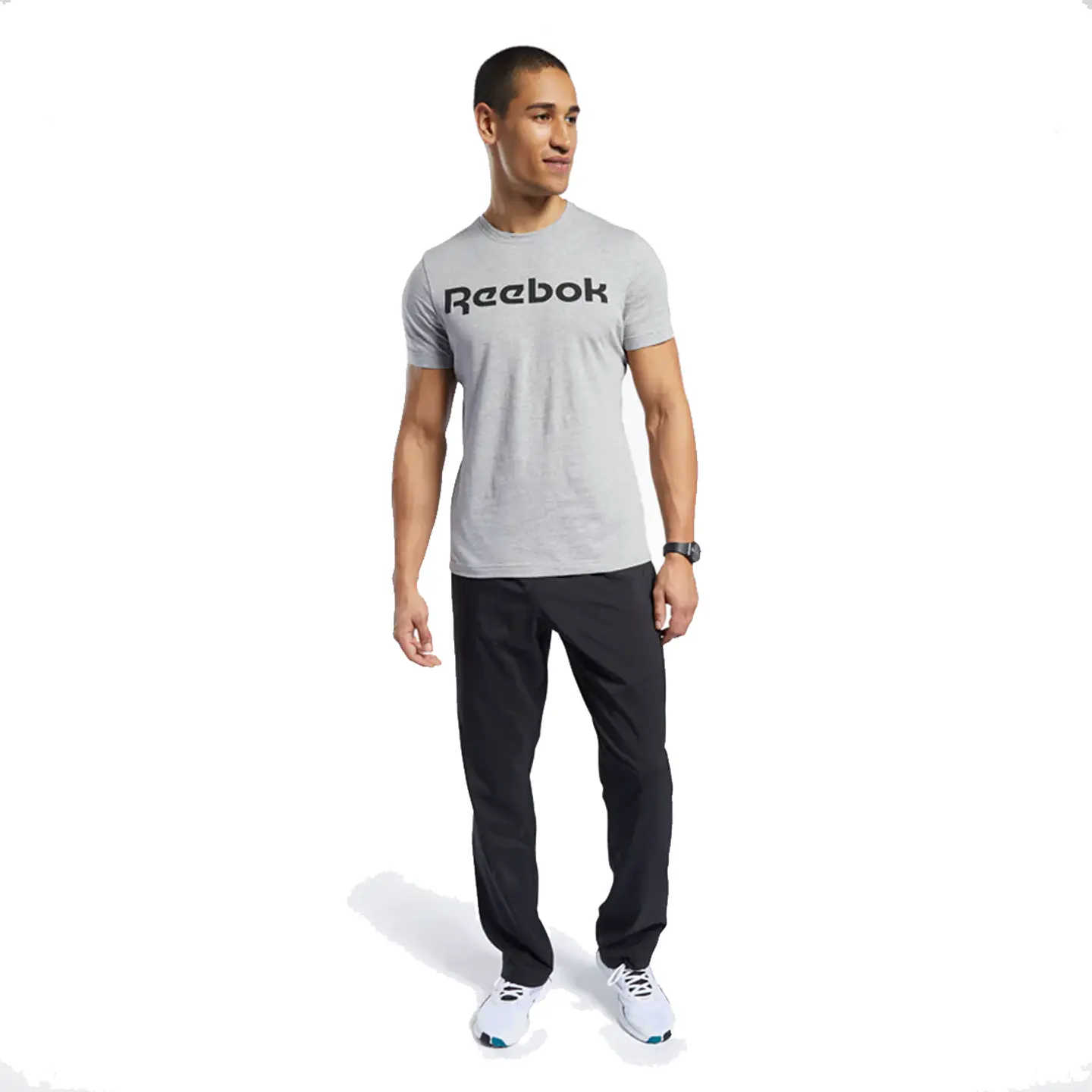 Polera Hombre Gris Reebok 100038780 1