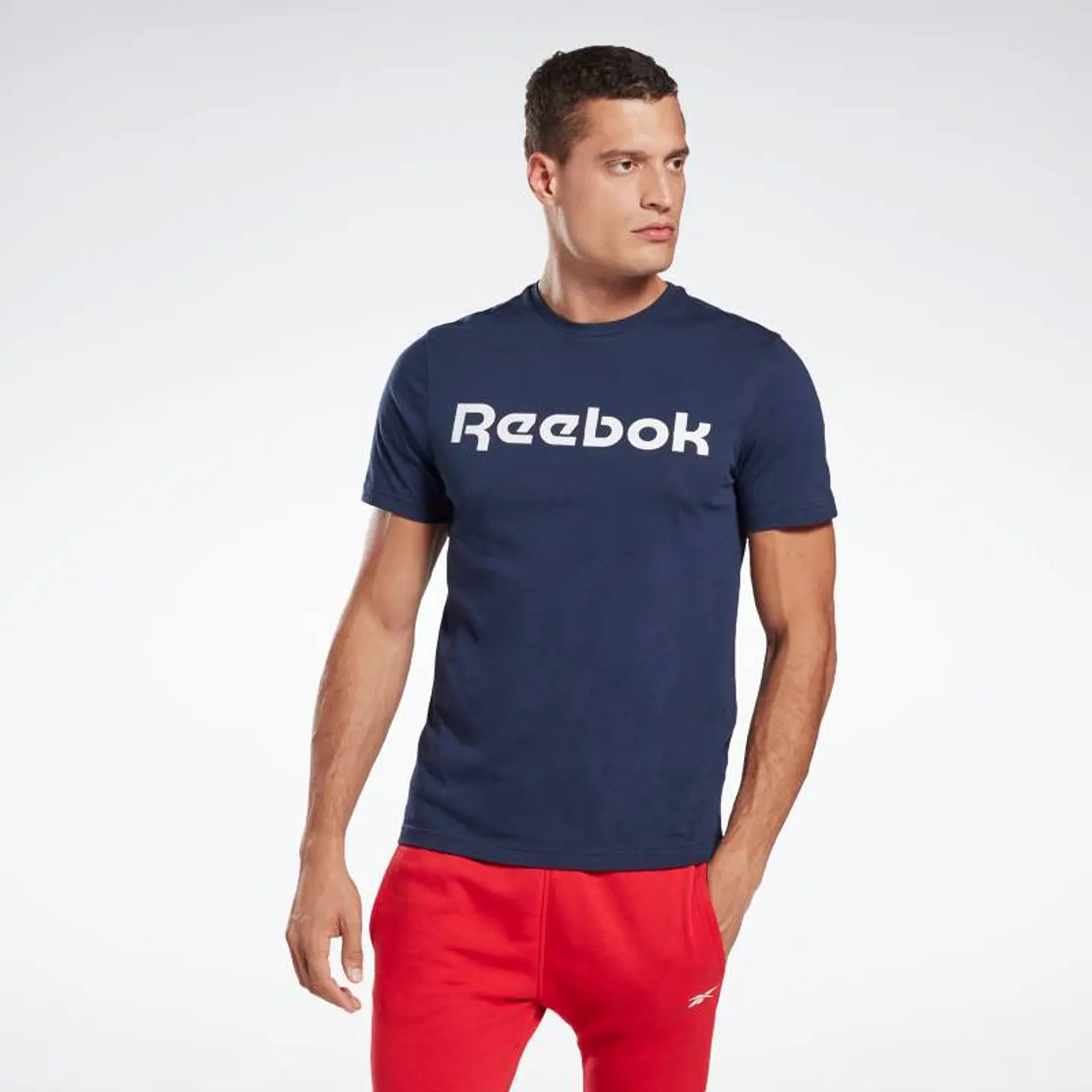 Polera Hombre Azul Reebok 100042355 1