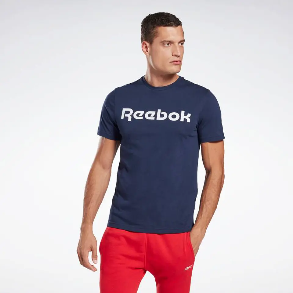 Polera Hombre Azul Reebok 100042355 1