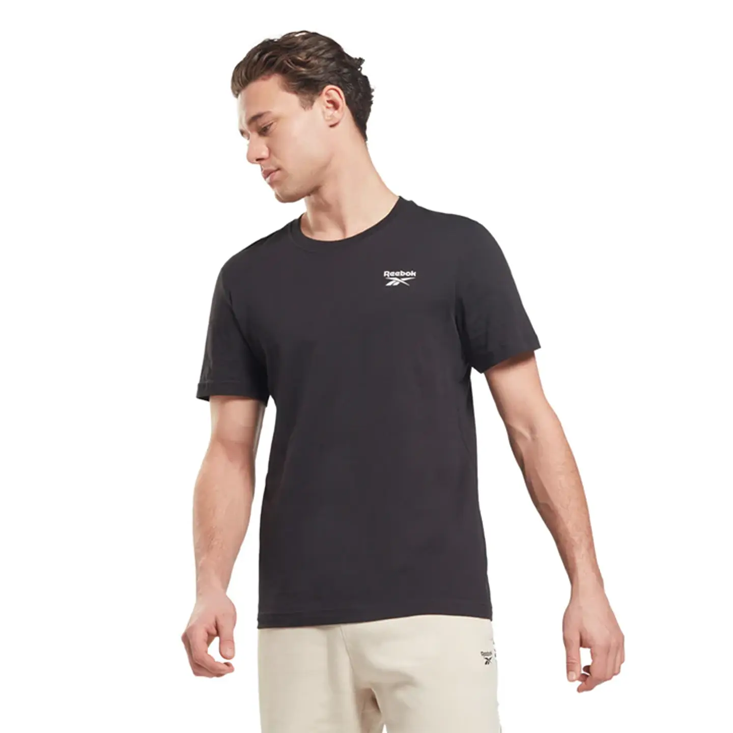 Polera Hombre Negra Reebok 100054973 1