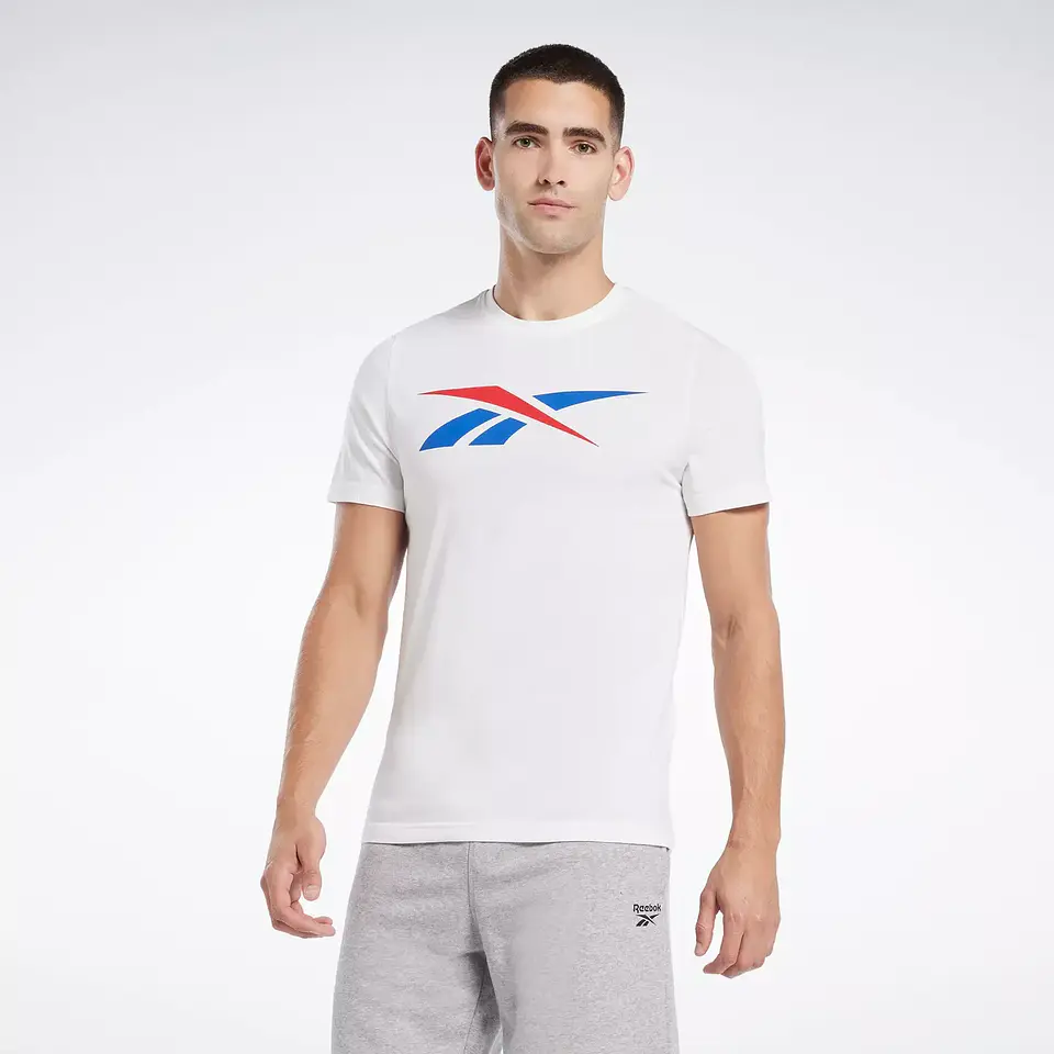 Polera Hombre Blanca Reebok 100065058 1