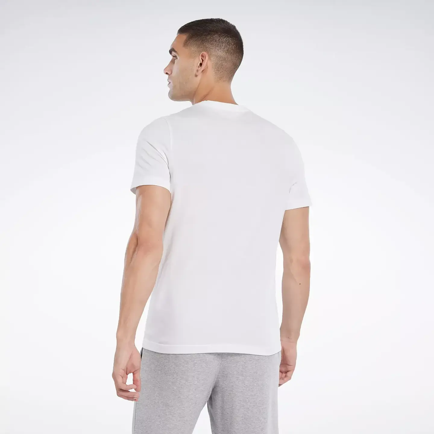 Polera Hombre Blanca Reebok 100065058 2