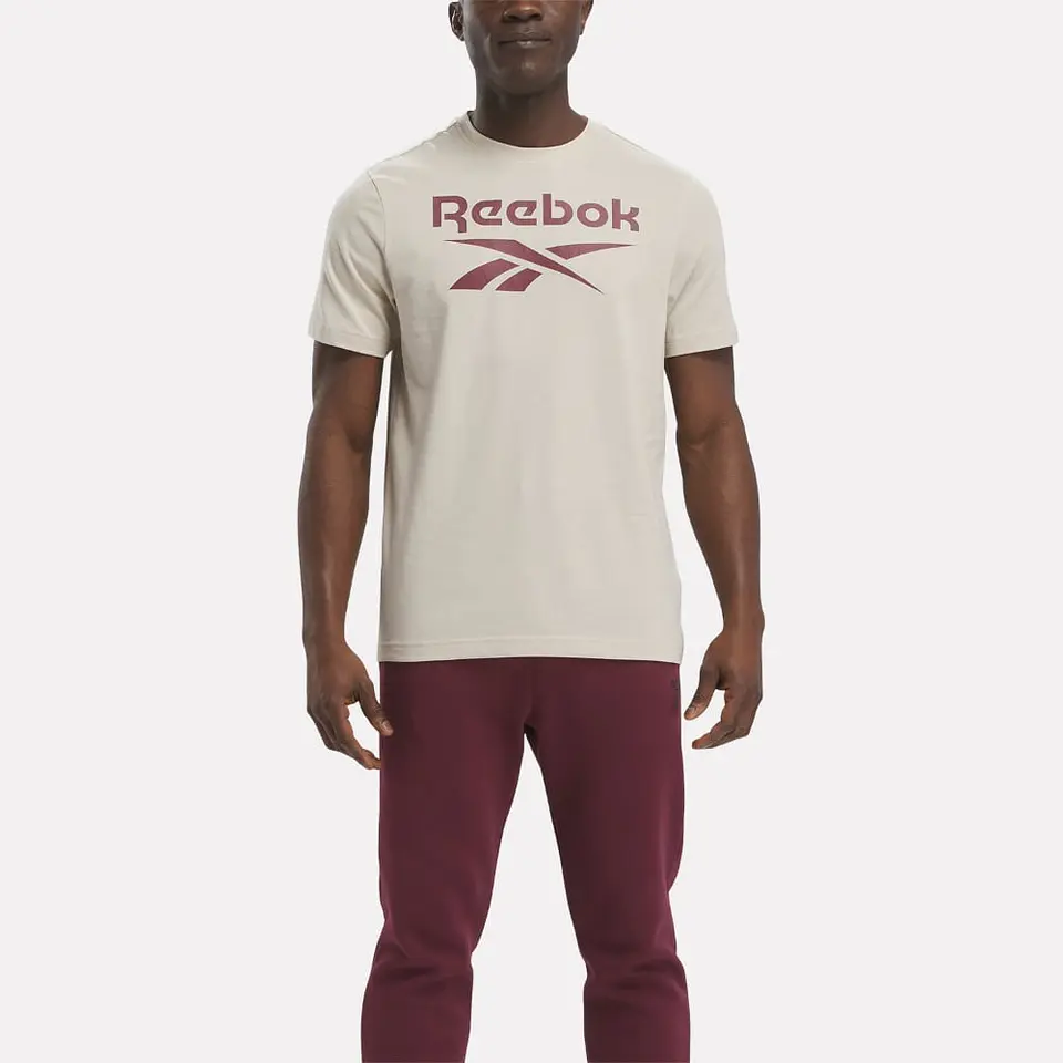Polera Hombre Beige Reebok 100071177 1