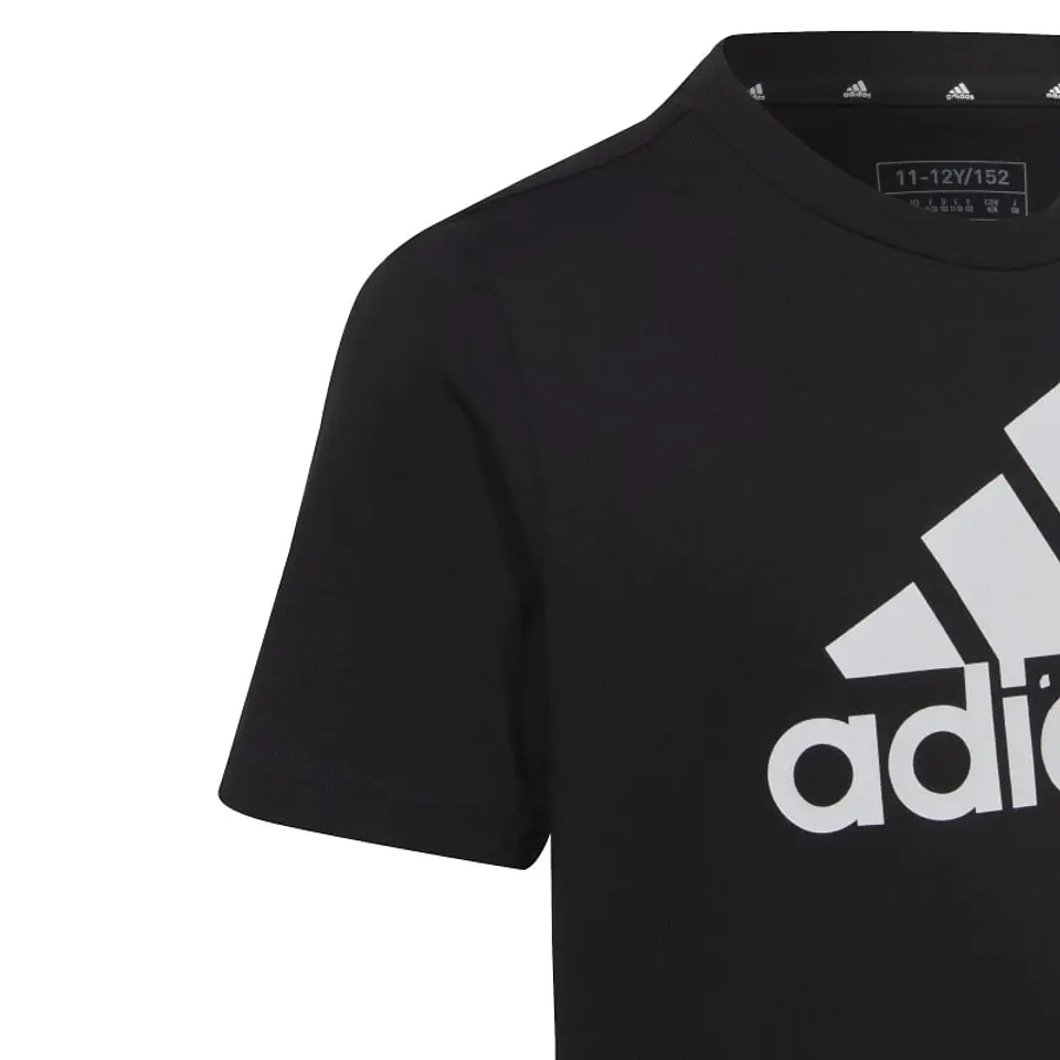 Polera Juvenil Negro Adidas IC6855 6