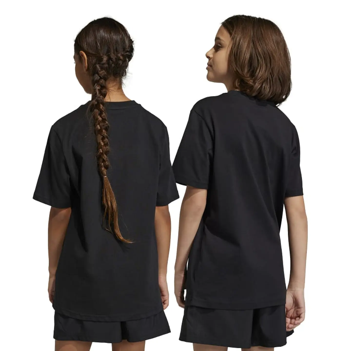 Polera Juvenil Negro Adidas IC6855 7