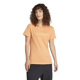 Polera Mujer Naranja Adidas IN4669