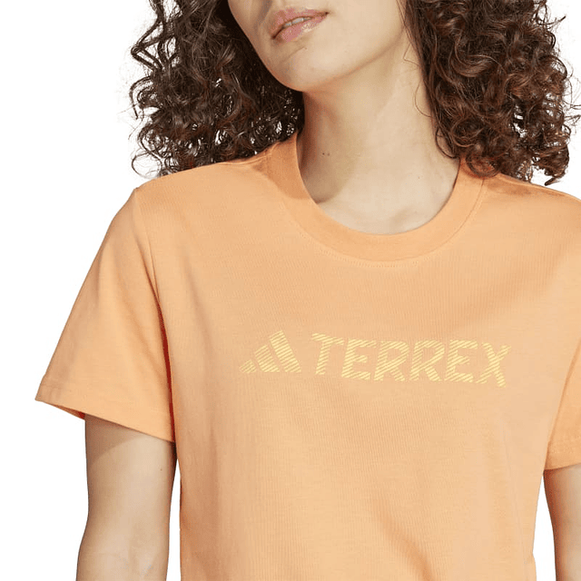 Polera Mujer Naranja Adidas IN4669