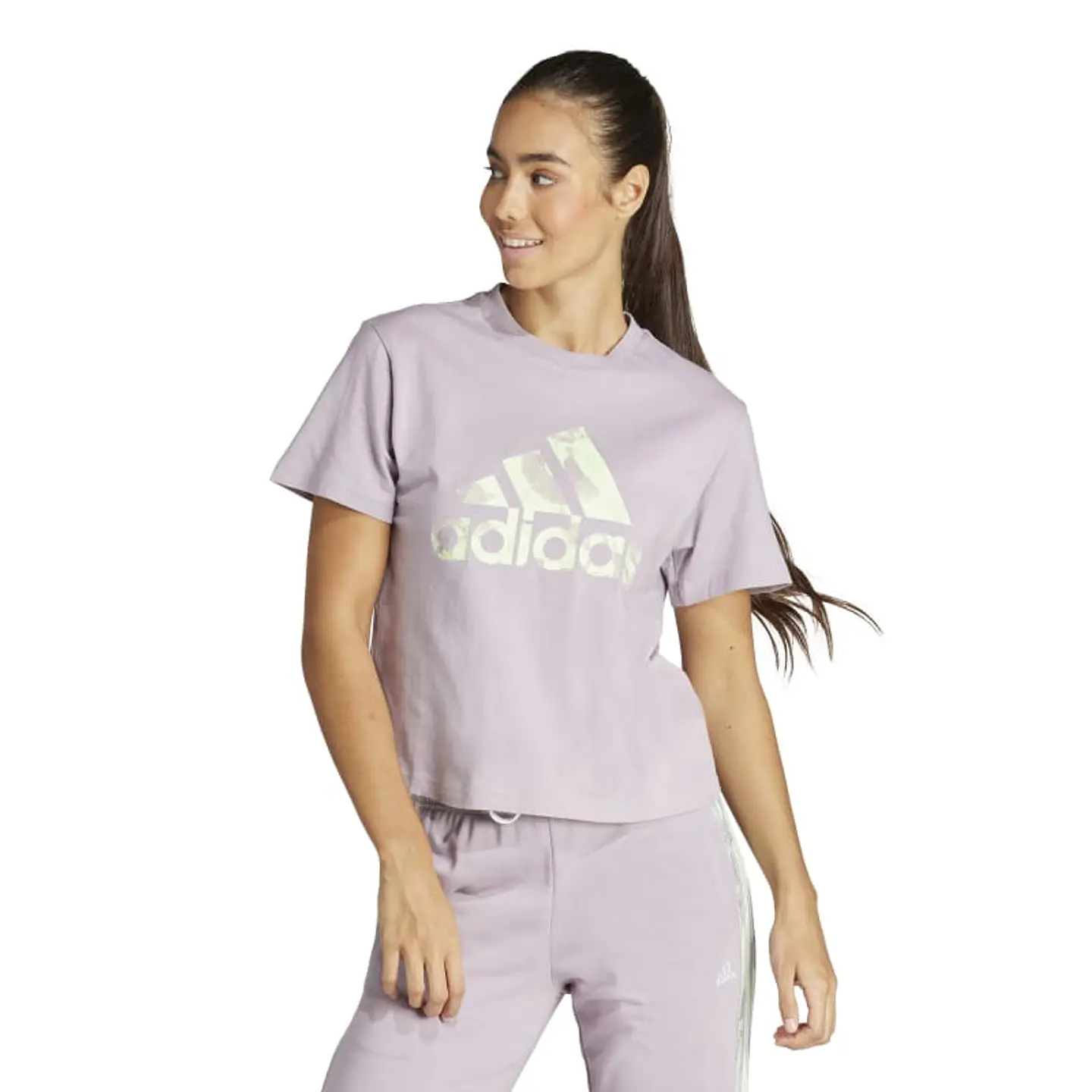 Polera Mujer Morado Adidas IS4256 1