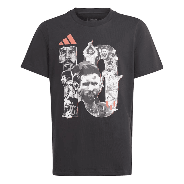 Polera Niño Negra Adidas IU2227