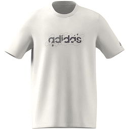 Polera Hombre Blanco Adidas IV6989