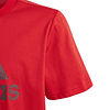 Polera Juvenil Rojo Adidas IJ6262