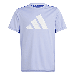 Polera Juvenil Azul Adidas IR7528