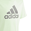 Polera Juvenil Verde Adidas IS2581