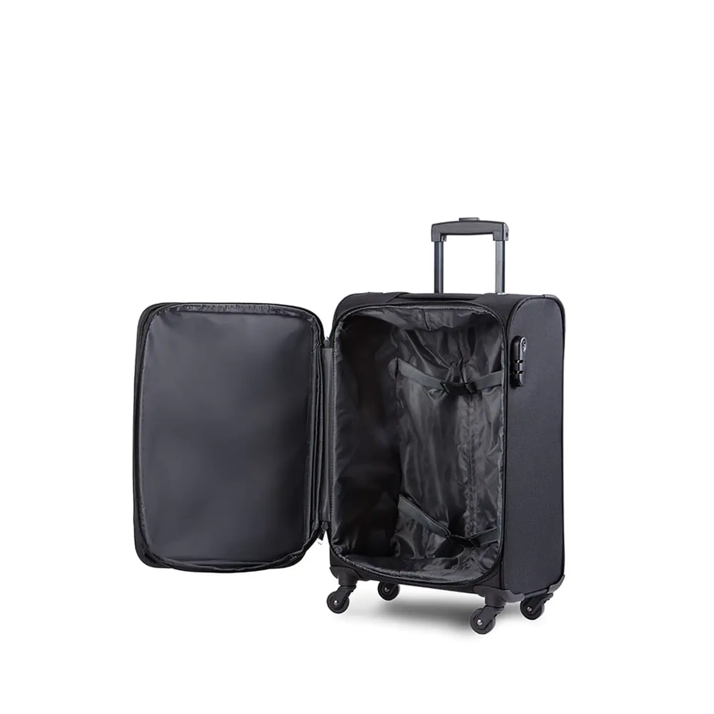 Maleta Negra Cabina Saxoline 13288510411CNU 3