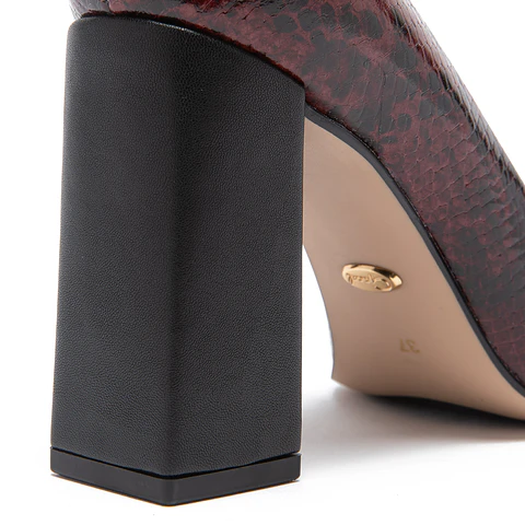 Zapato Mujer Burdeo Gacel 659368