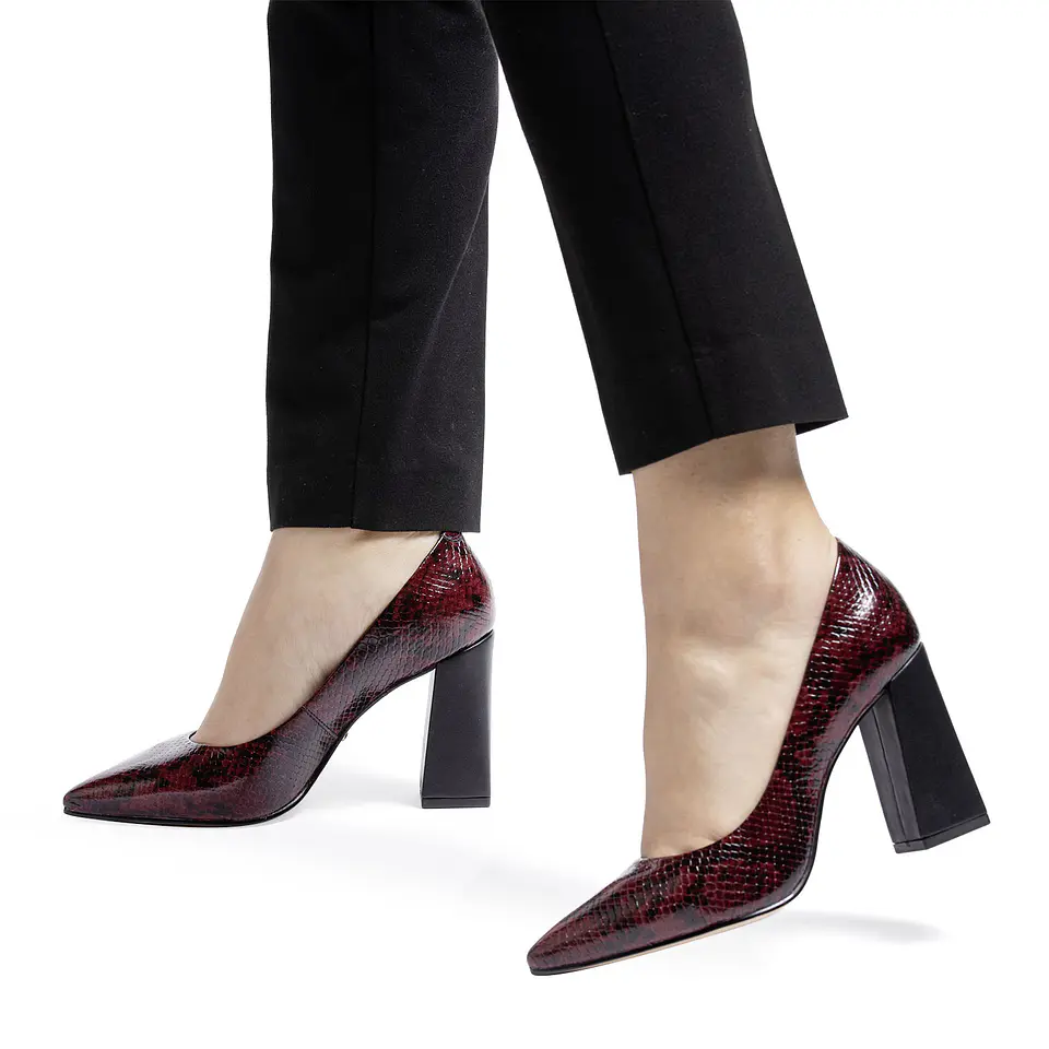Zapato Mujer Burdeo Gacel 659368 5