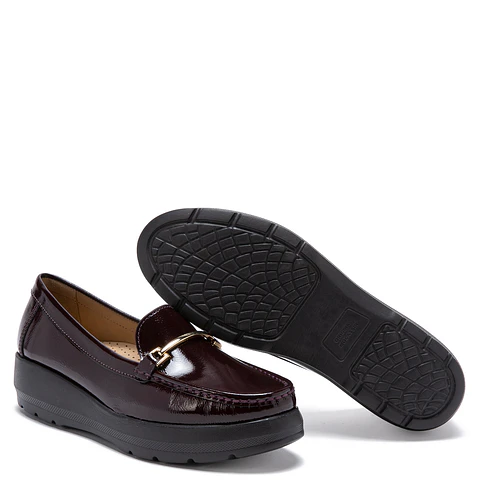Mocasín Mujer Burdeo Gacel 659285