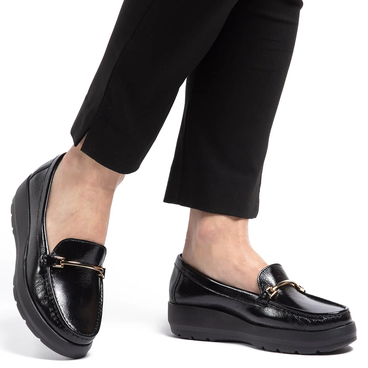 Mocasín Mujer Negro Gacel 659286 5