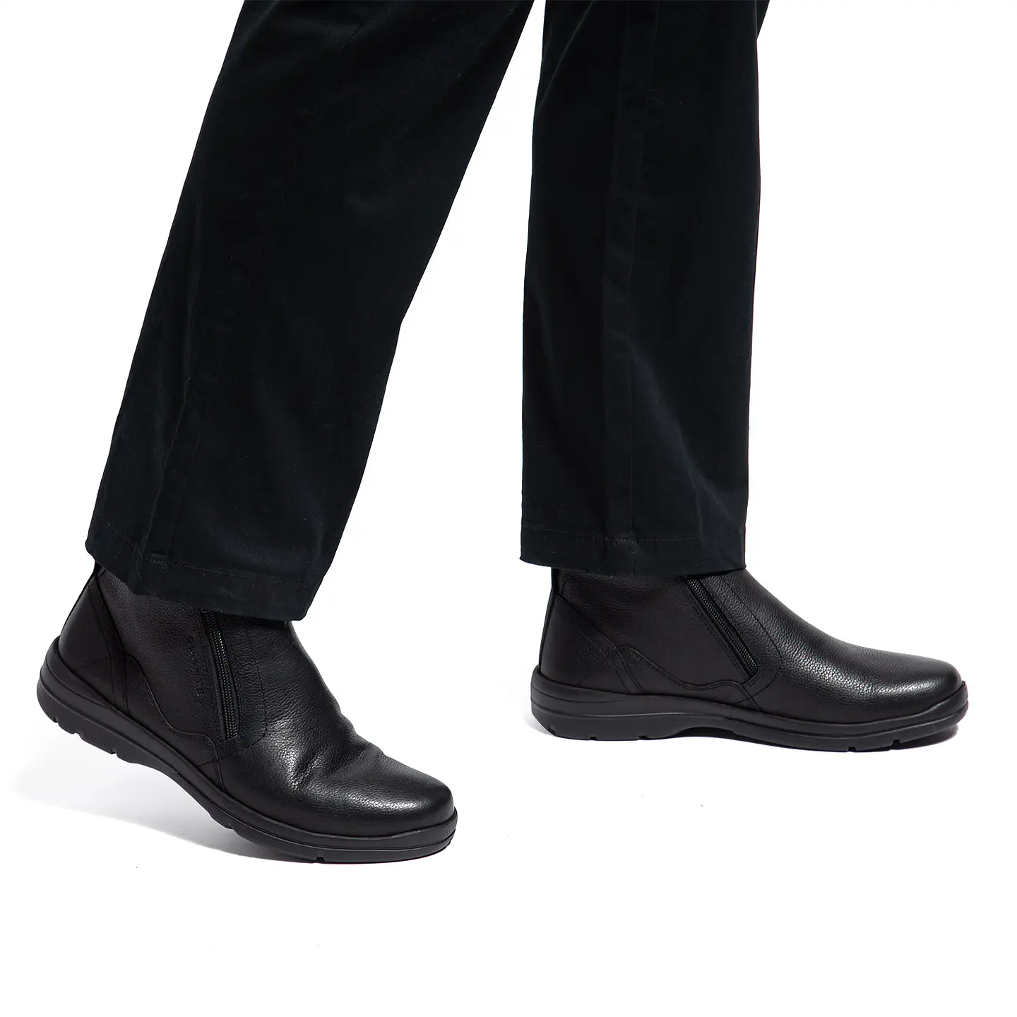 Zapato Hombre Negro Guante 35398 6