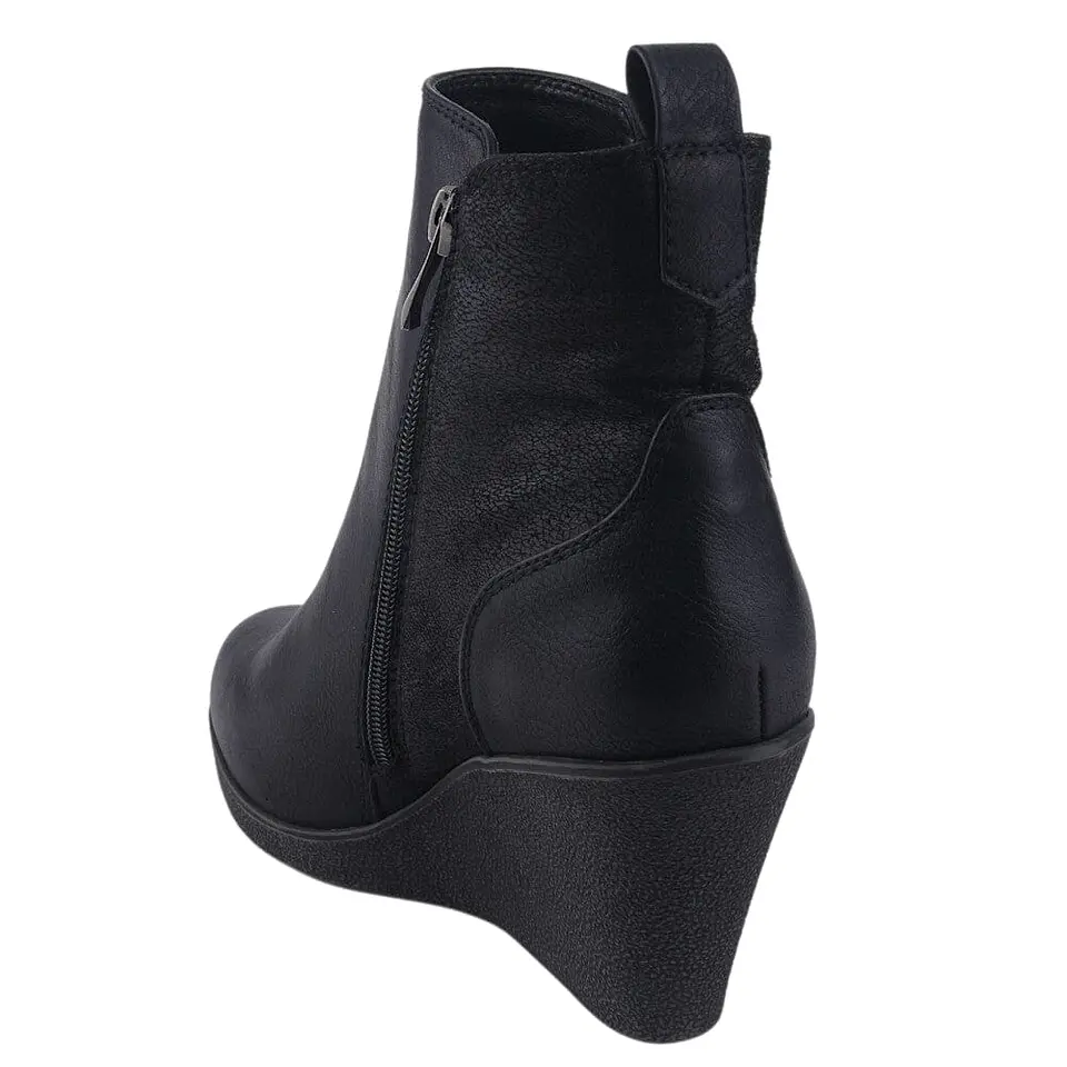 Botín Mujer Negro Chalada 1-WEDGE-41BK 2