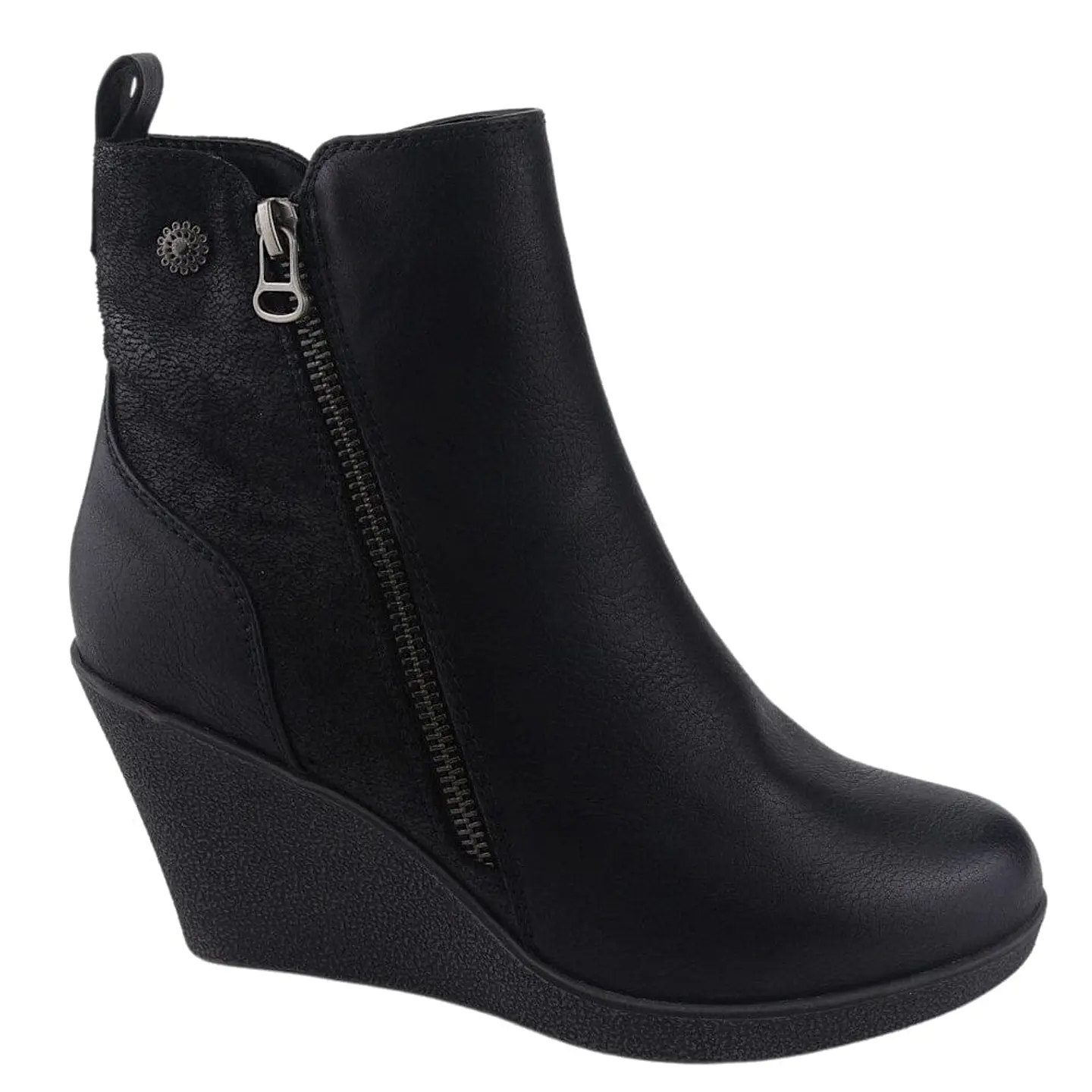 Botín Mujer Negro Chalada 1-WEDGE-41BK 3