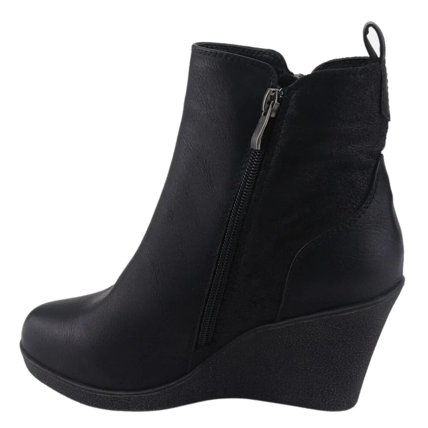 Botín Mujer Negro Chalada 1-WEDGE-41BK 4