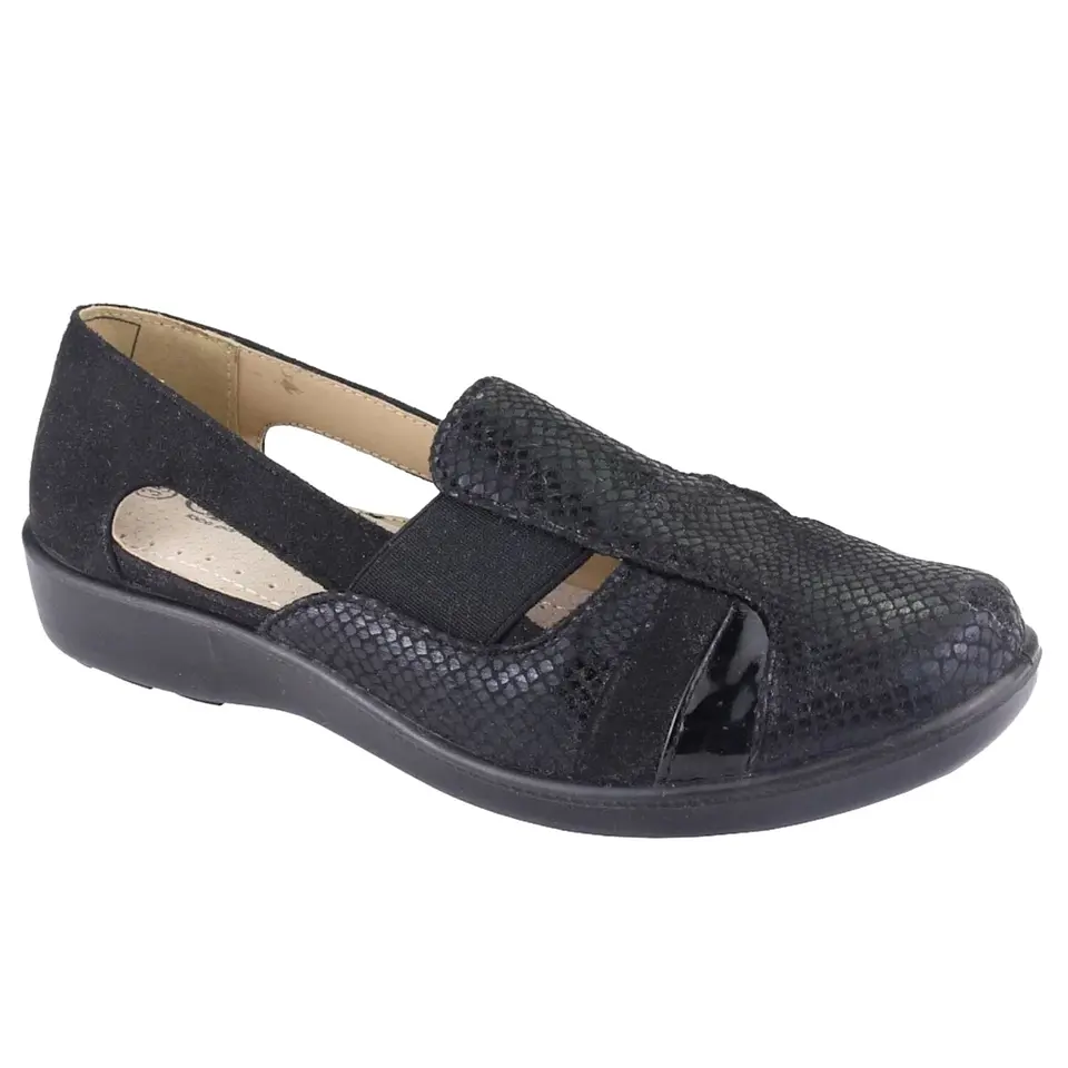 Sandalia Mujer Negra Chalada 7-Deco-5 Bk  1