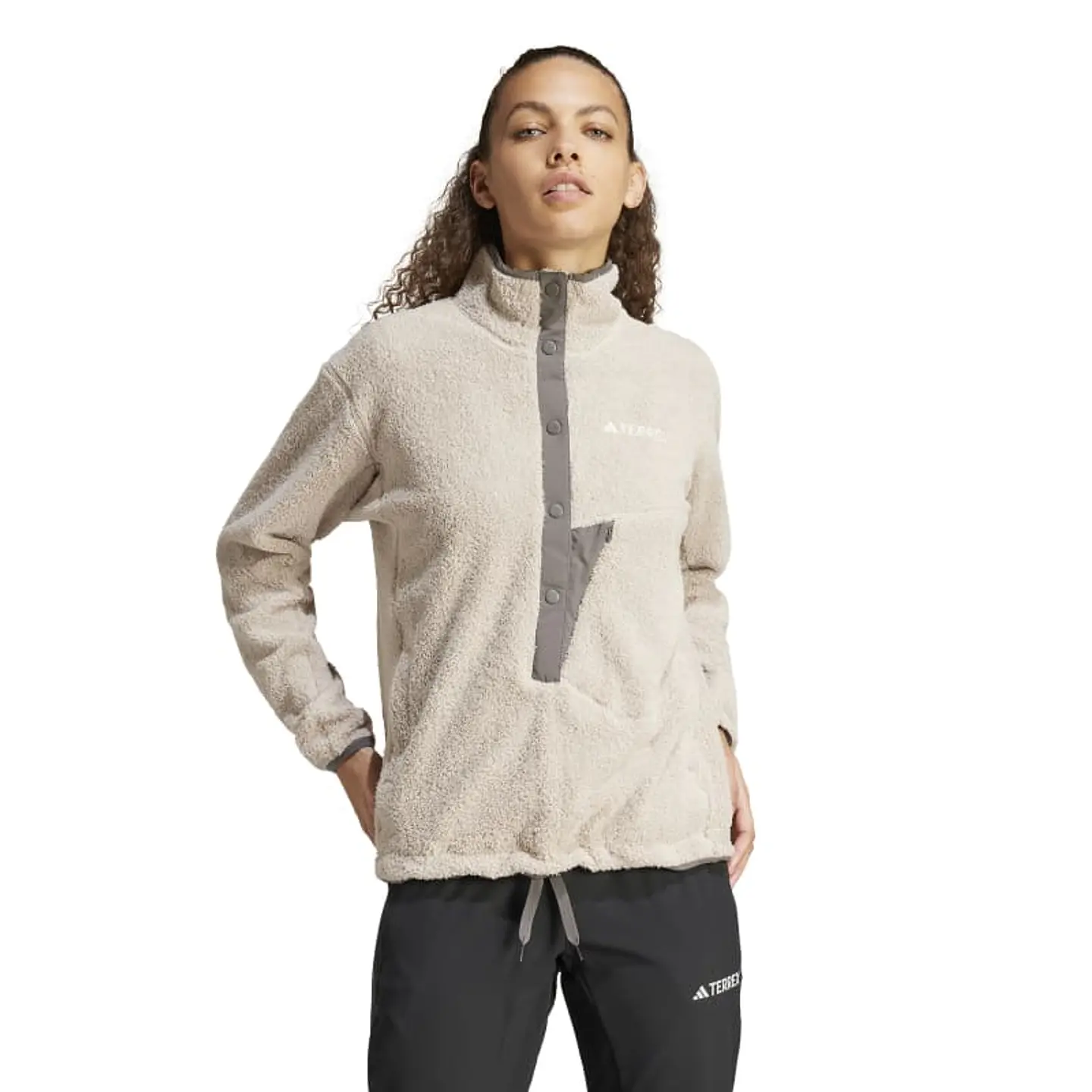 Polerón Mujer Beige Adidas IN0016 1
