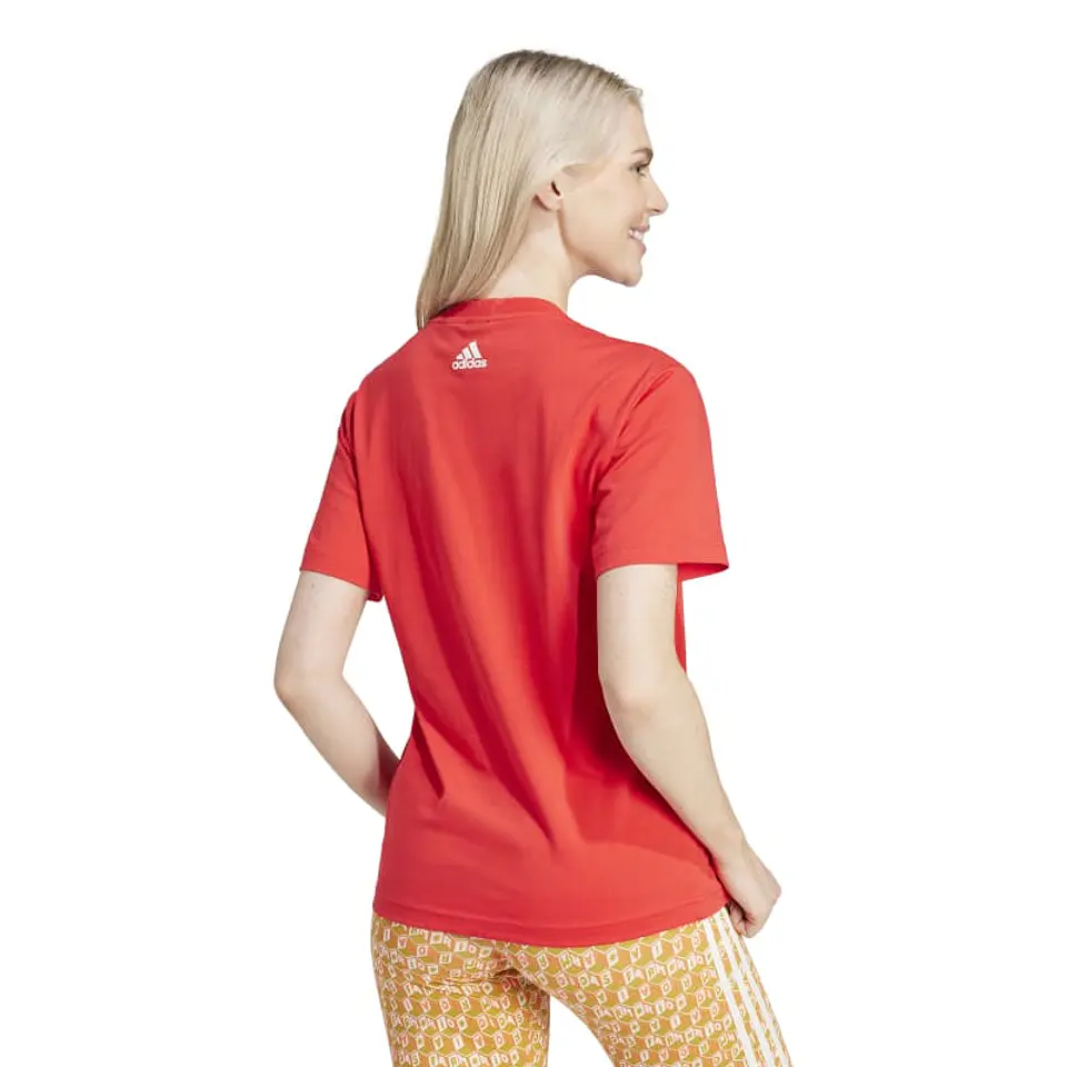 Polera Mujer Roja Adidas IQ4486 2