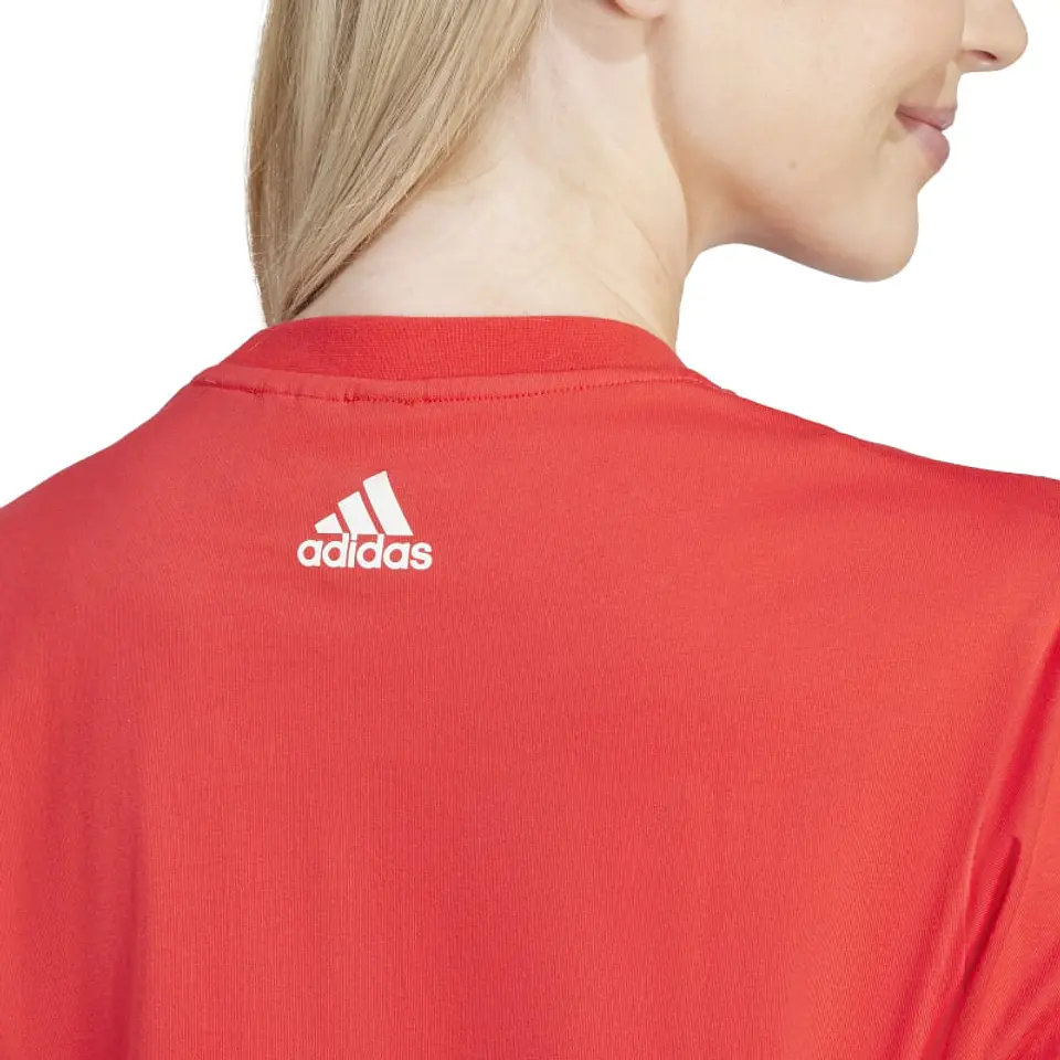 Polera Mujer Roja Adidas IQ4486 5