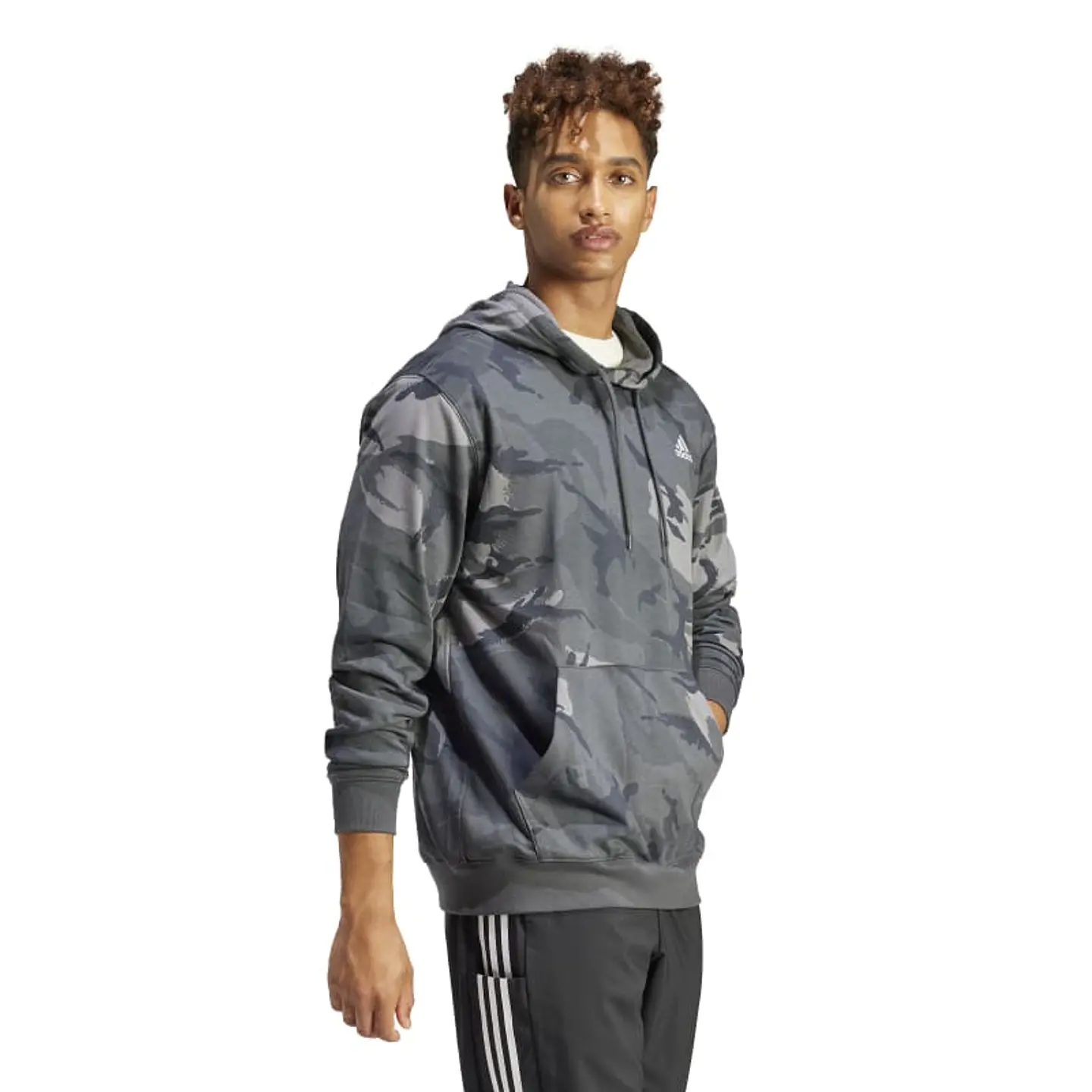Polerón Hombre Negro Adidas IS2021 3