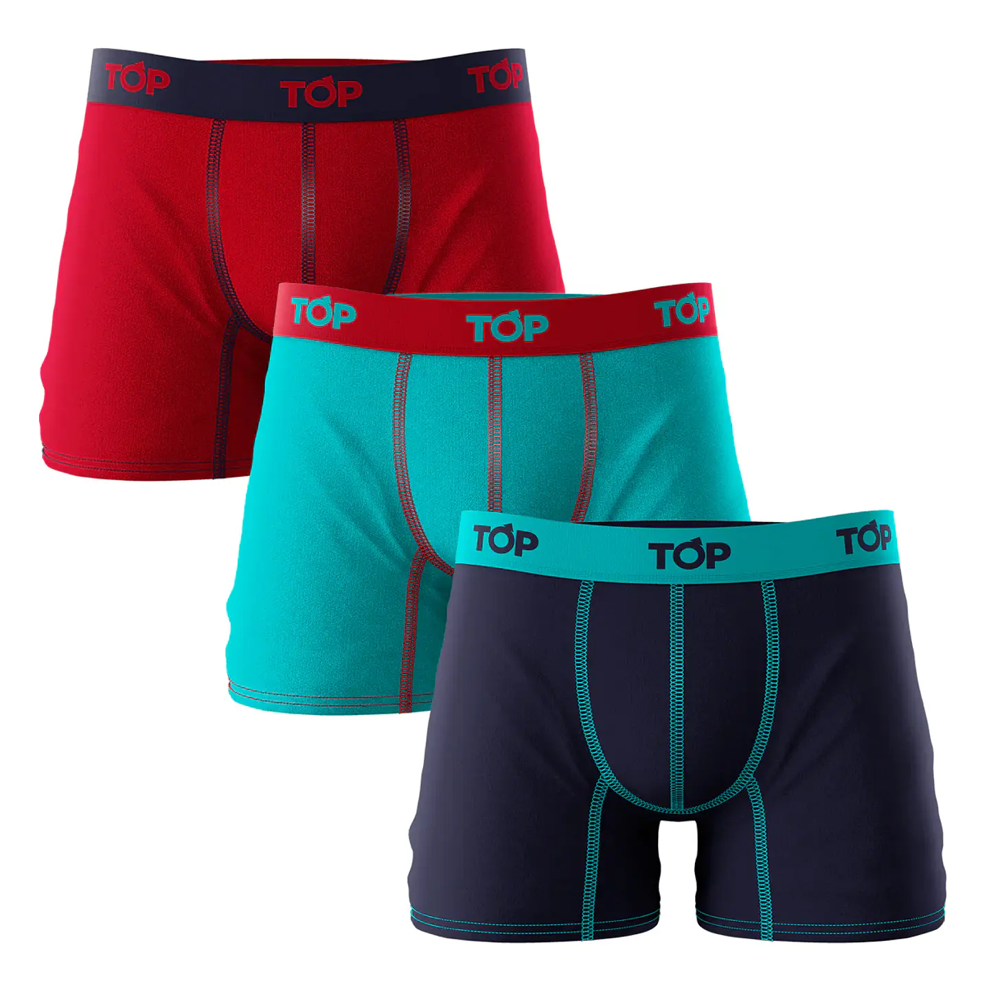 Boxer Hombre Multicolor Top 208PKP/3 1