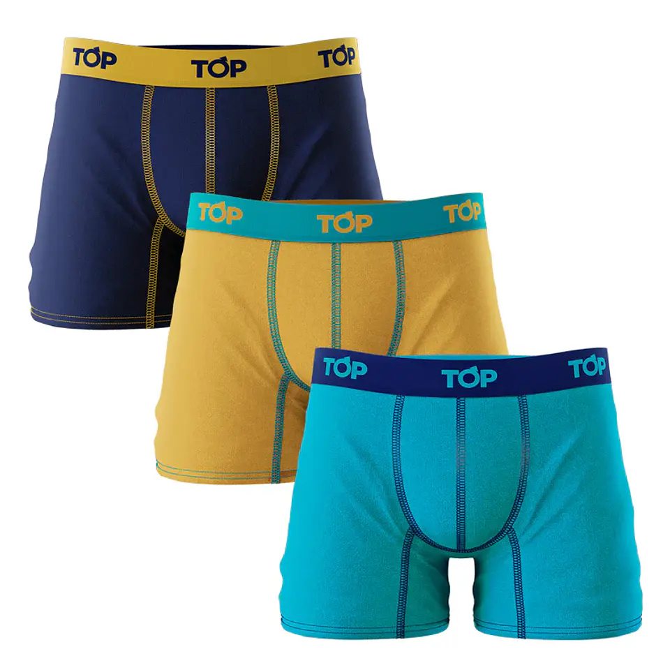 Boxer Hombre Multicolor Top 208PKP/3 4